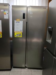 outletes vízadagolós side by side hűtőgép Gorenje NRR9185DAXL