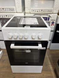 Outletes elektromos tűzhely Beko FSS57000GW Outletes elektromos tűzhely Beko FSS57000GW