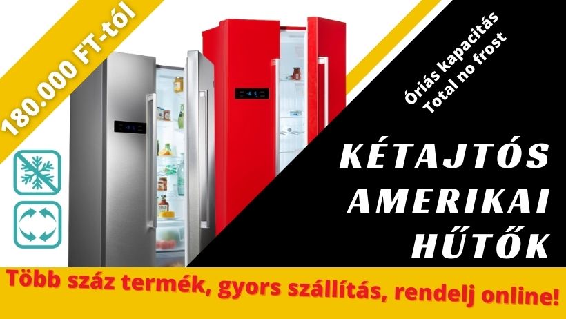 Kétajtós amerikai hűtők óriási akcióban
